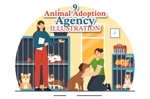 Download 9 Animal Adoption Agency Illustration - Animal Collection