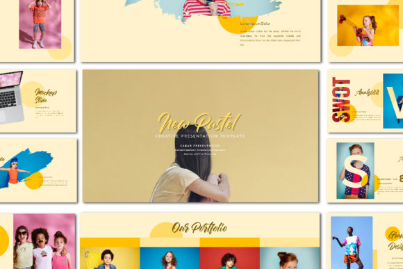 Download New Pastel Googleslide Template - Google Collection