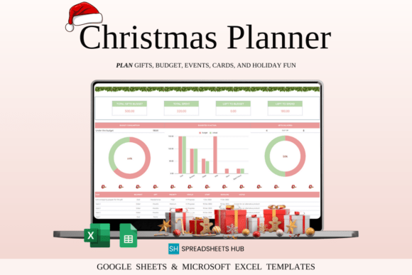 Download Christmas Planner Excel &amp; Google Sheet - Google Collection