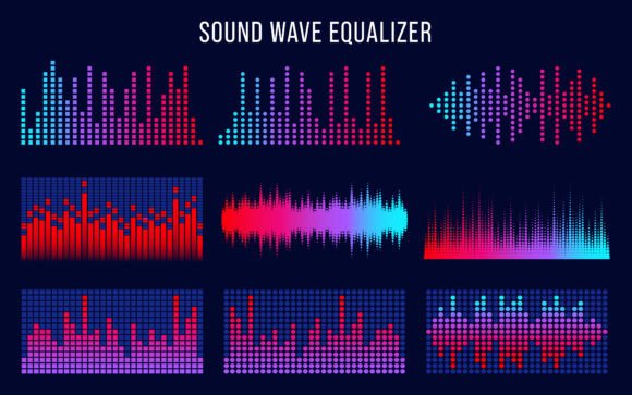 Download Sound Waves Music Interface Elements - Premium Bundle
