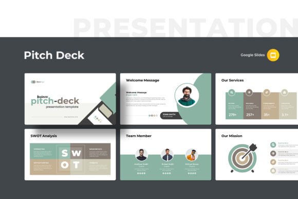 Download Pitch-Deck Google Slides Template - Google Collection