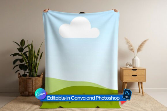 Download Man Holding Soft Blanket Mockup - Holding Collection