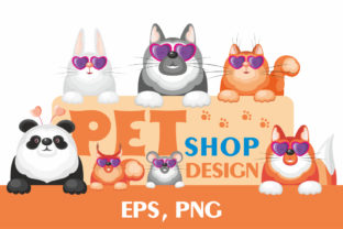 Download Pet Shop Design Cute Animals - Animal Collection