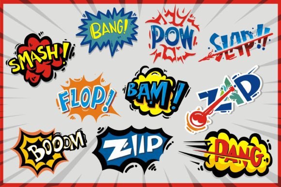 Download Comic Book Words and Sound Effects - Sound Collection