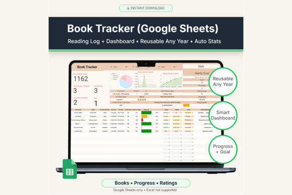 Download Book Tracker Google Sheets Template - Google Collection