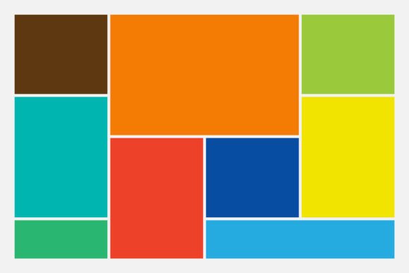 Download Bento Grid Design Set for Web Layout - Grid design Collection