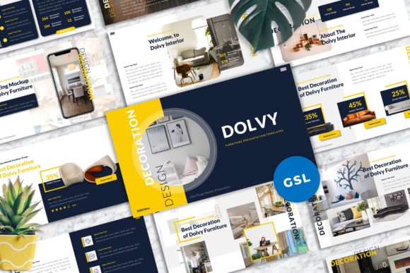 Download Dolvy - Furniture Googleslide Templates - Google Collection