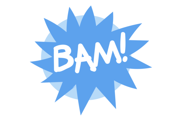 Download Bam Comic Sound Effect Bubble. Explosion - Premium Resources