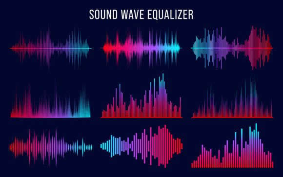 Download Sound Waves Music Interface Elements - Premium Bundle